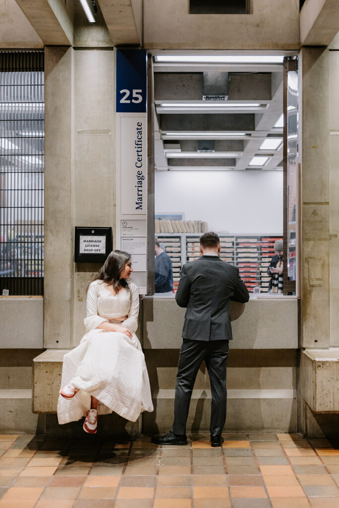 Applying for your marriage license at Boston City Hall