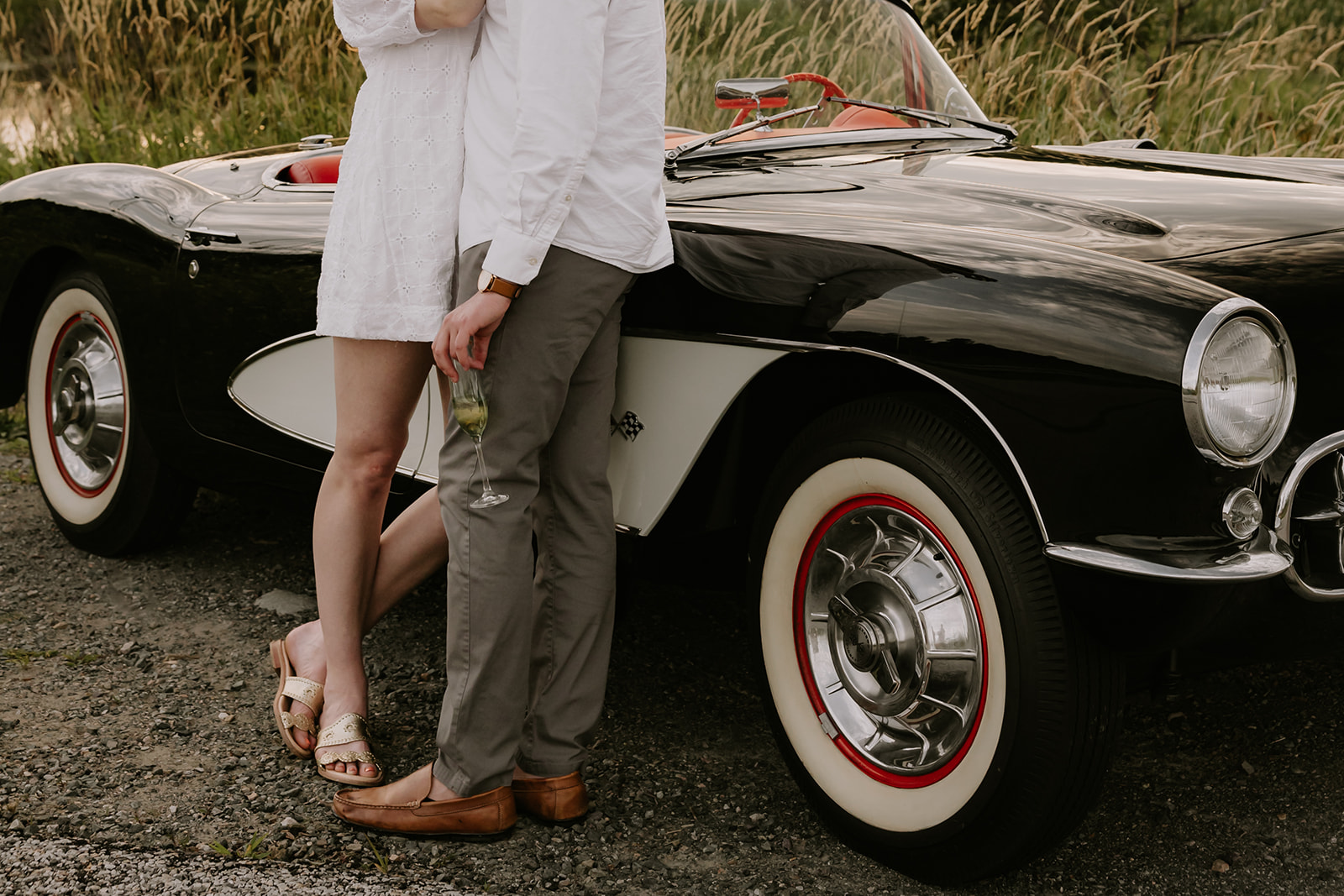 Classic Corvette Engagement Session